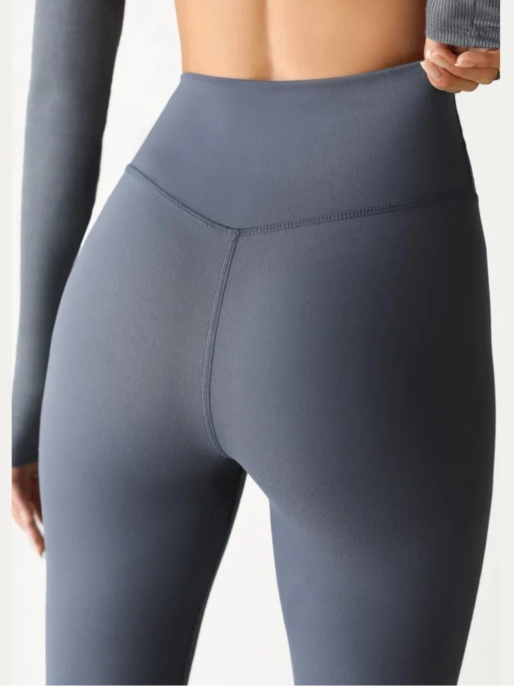 Joah brown second skin High-Waist Leggings in navy